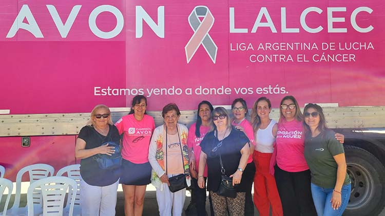 Employees helped with LALCEC's mobile unit, which sends technical personnel and specialized equipment to different areas of the country, where mammograms are performed in low-income communities.